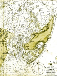 Mappa isola di Mafia, Tanzania