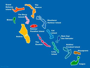 L'arcipelago delle Bahamas nazione  indipendente