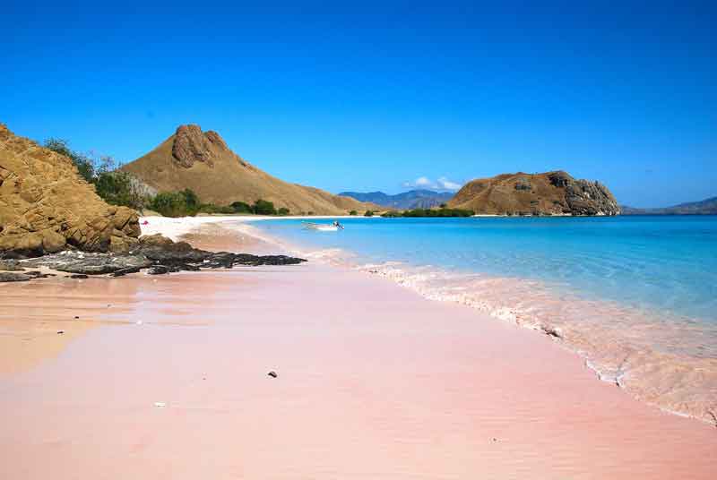 La spiaggia rosa
